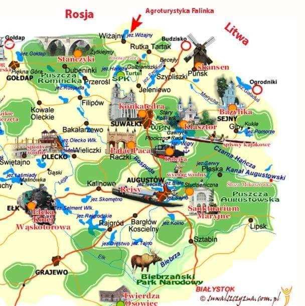 Agroturystyka Falinka Wizajny Экстерьер фото